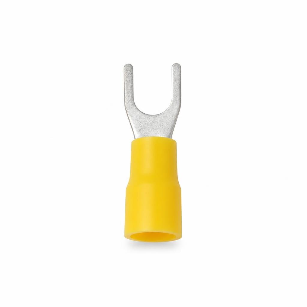 VF5.5-4/8 INSULATED FORK LUG - YELLOW