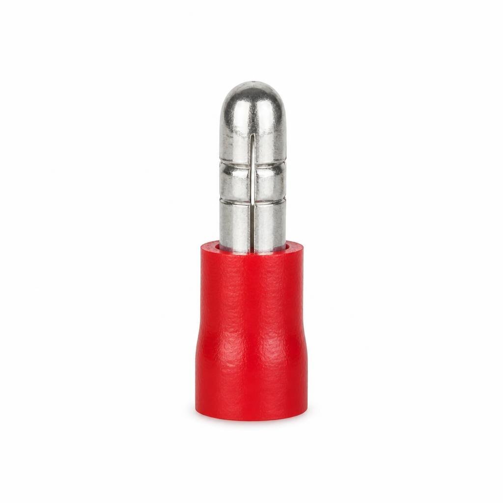 F1.25A INSULATED LUG (BULLET-MALE) - RED