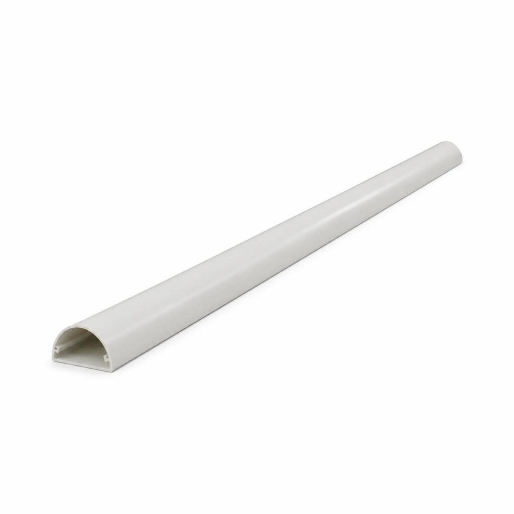 FIGHTER 50MM X 13MM X 6FT PVC HALF ROUND FLOOR DUCT