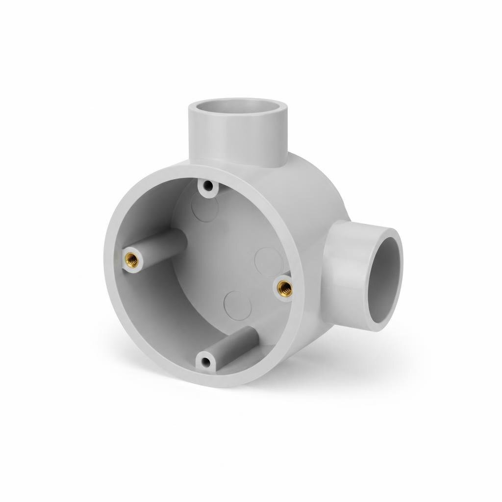 3/4" UPVC 2WAY BOX