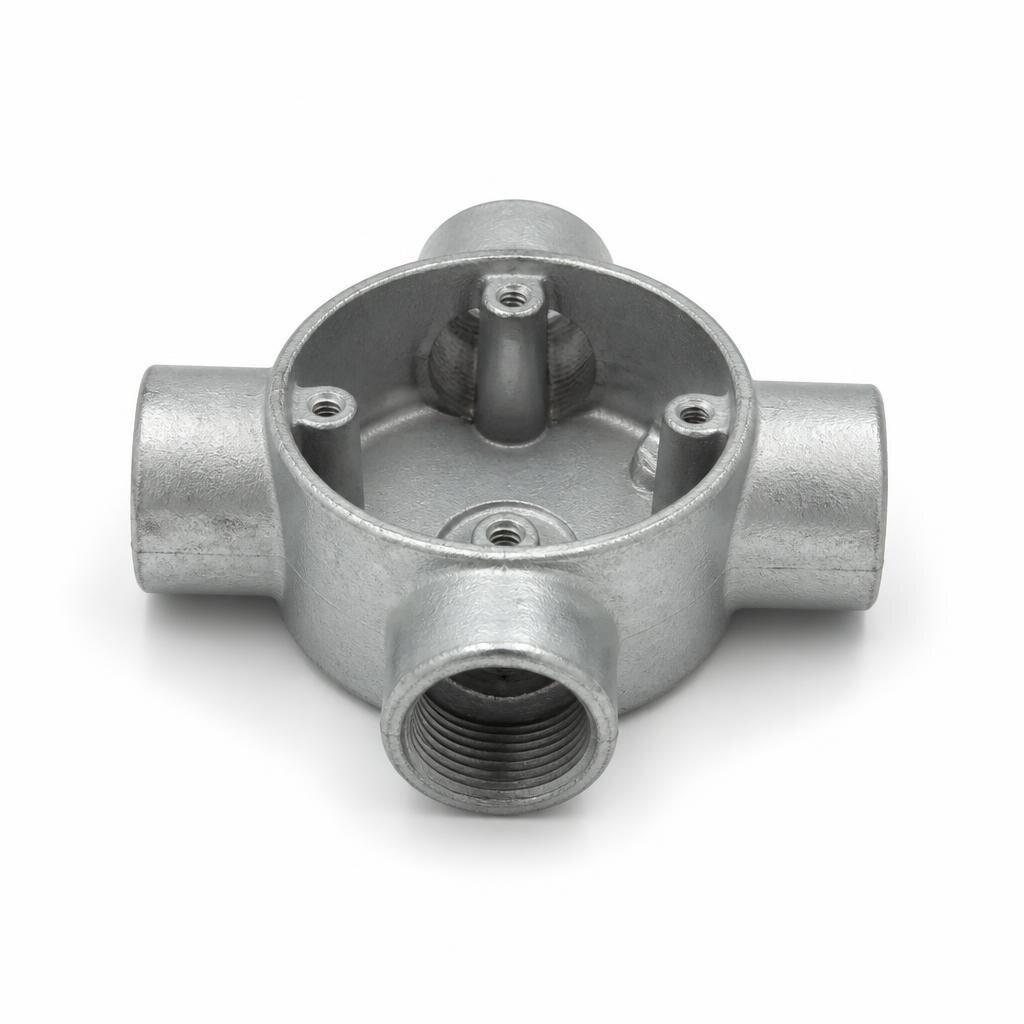 3/4" G.I 4WAY BOX