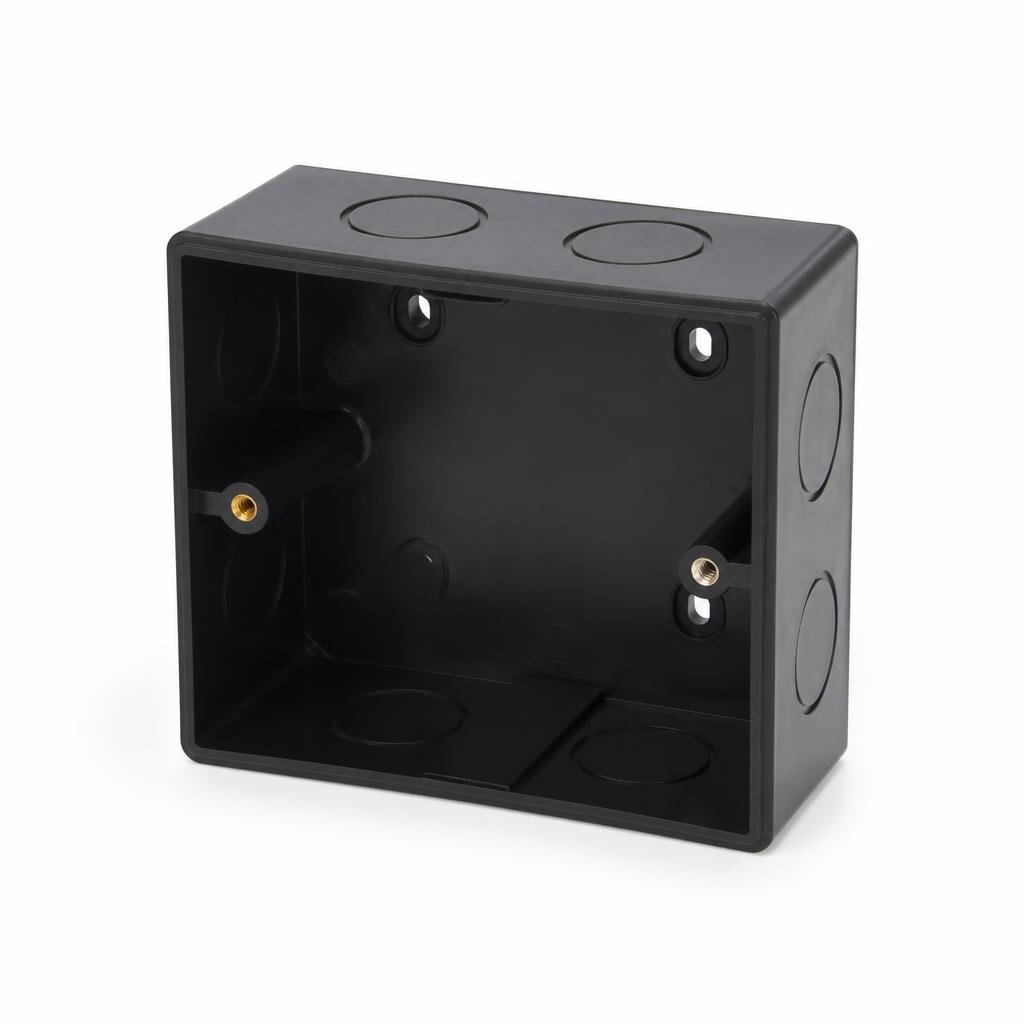 3X3 PVC CONCEAL BOX BLACK