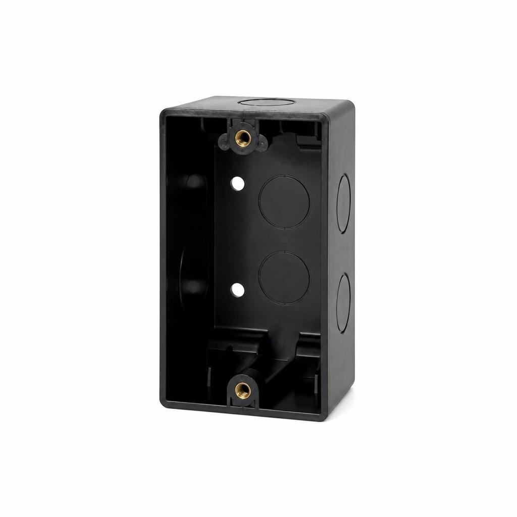 3X6 PVC CONCEAL BOX BLACK
