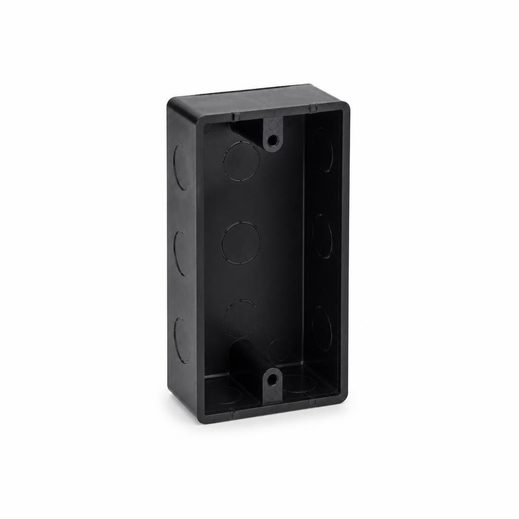 3X7 PVC CONCEAL BOX BLACK