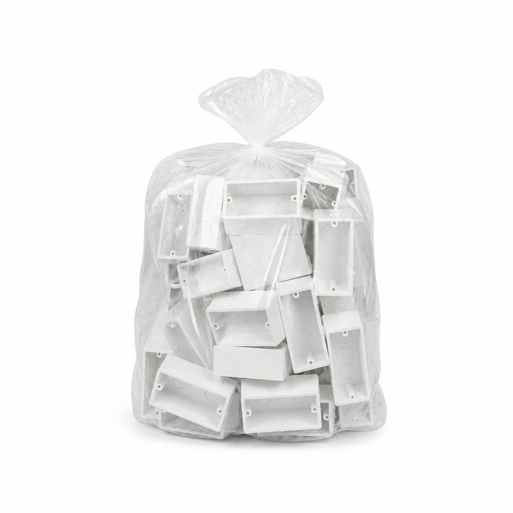 3" X 6" PVC PARTITION BOX (100PCS/BAG)