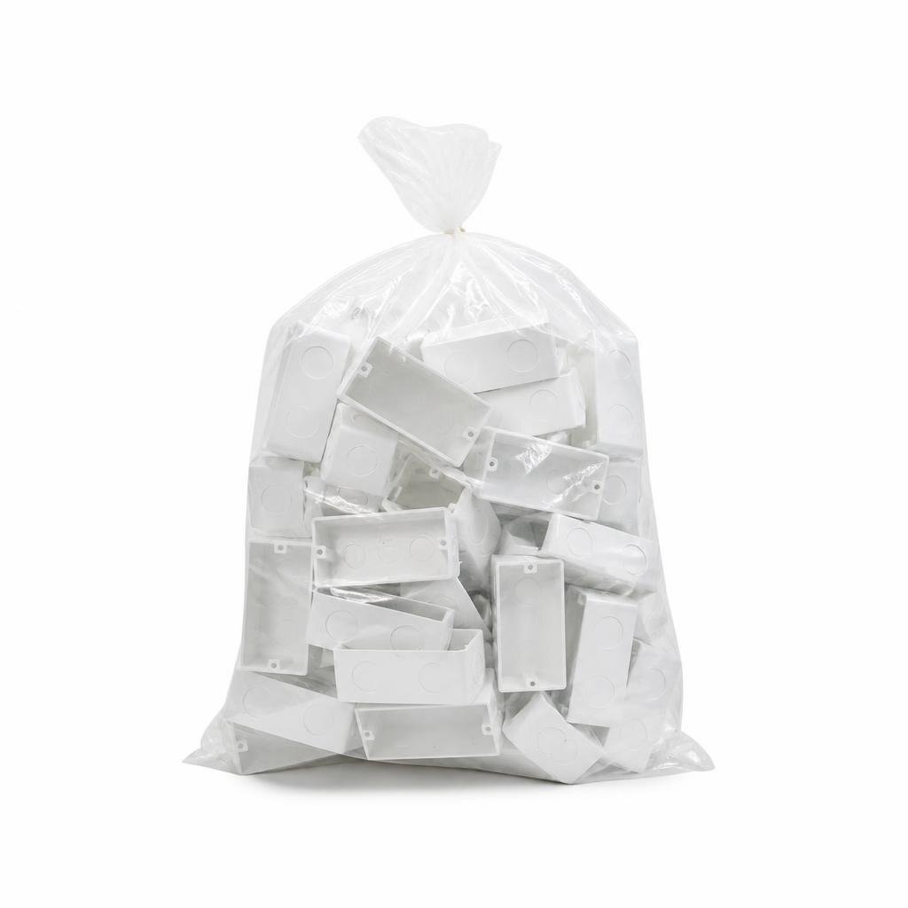 3" X 7" PVC PARTITION BOX (100PCS/BAG)