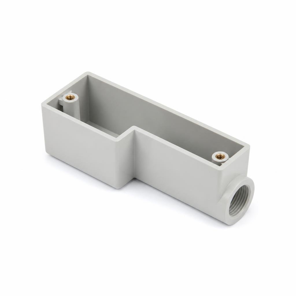 3X7 PVC ANGLE NUT BOX