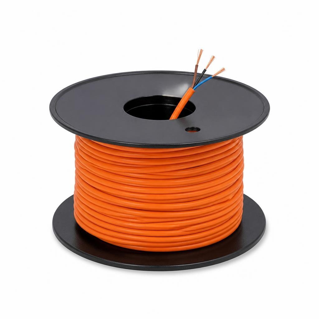 5MTR CABLE REEL 32/0.20MM 3C ORANGE WIRE