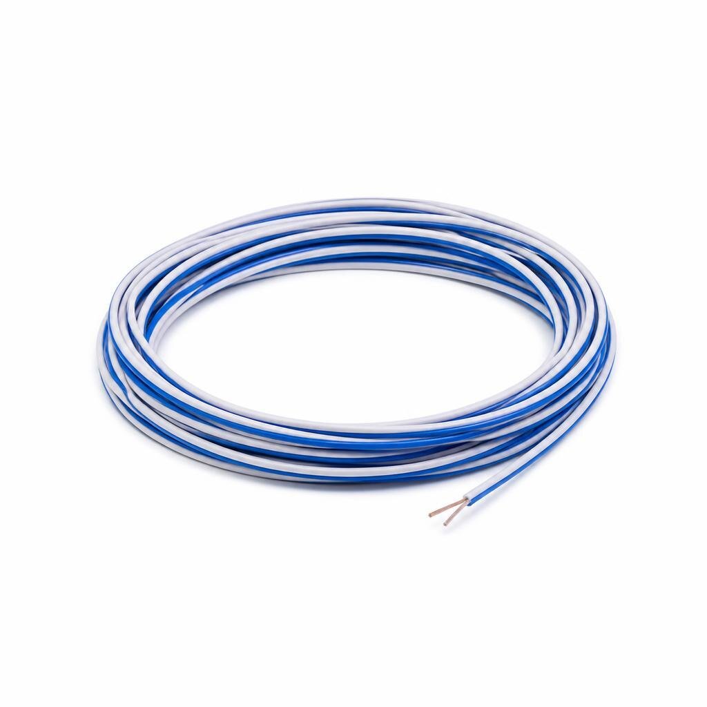 23/0.14MM X 2C WIRE CABLE BLUE WHITE