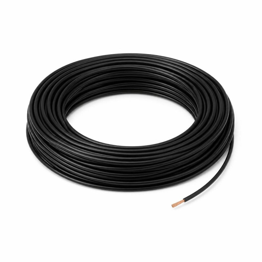 1.5MM BLACK PVC SINGLE WIRE CABLE