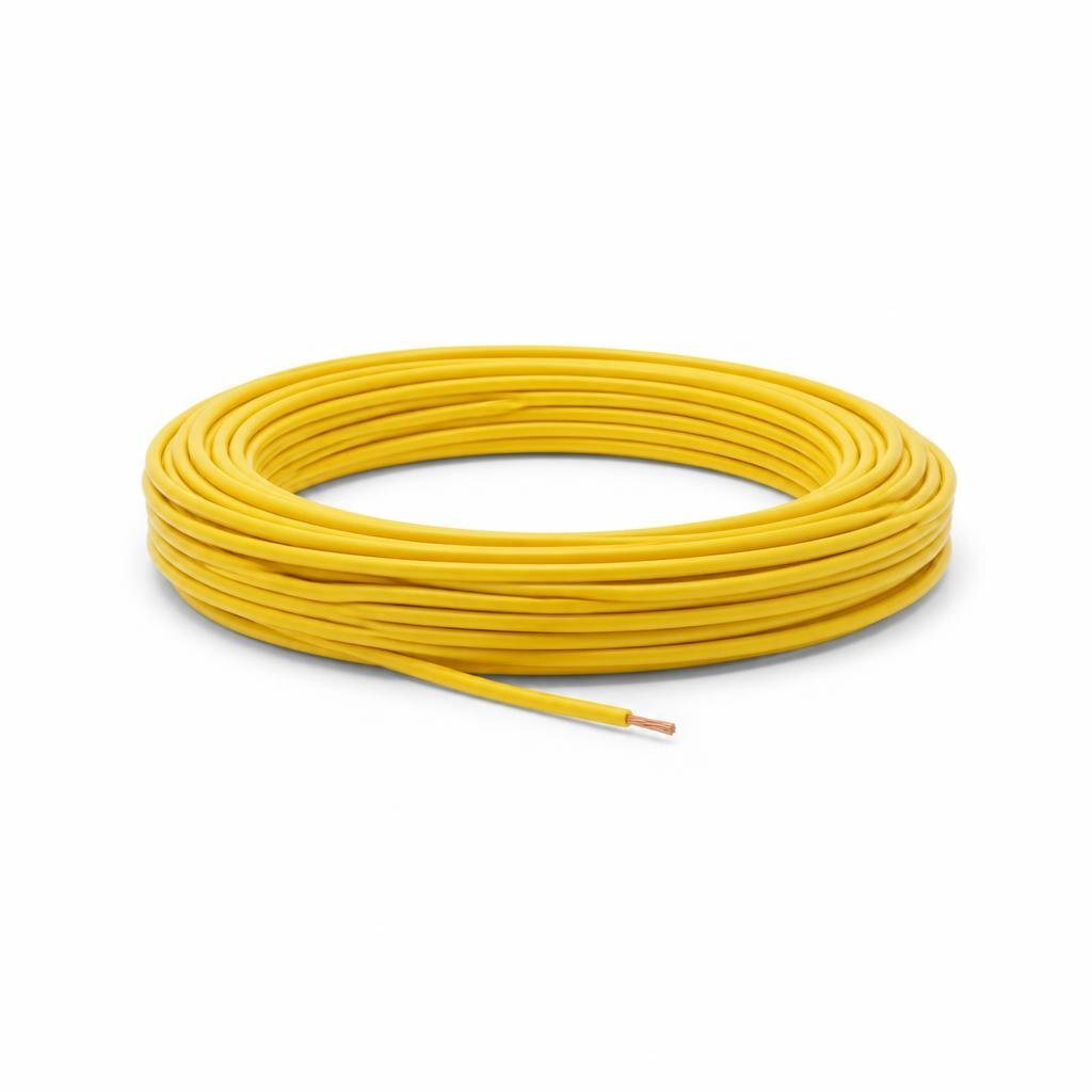 1.5MM YELLOW PVC SINGLE WIRE CABLE