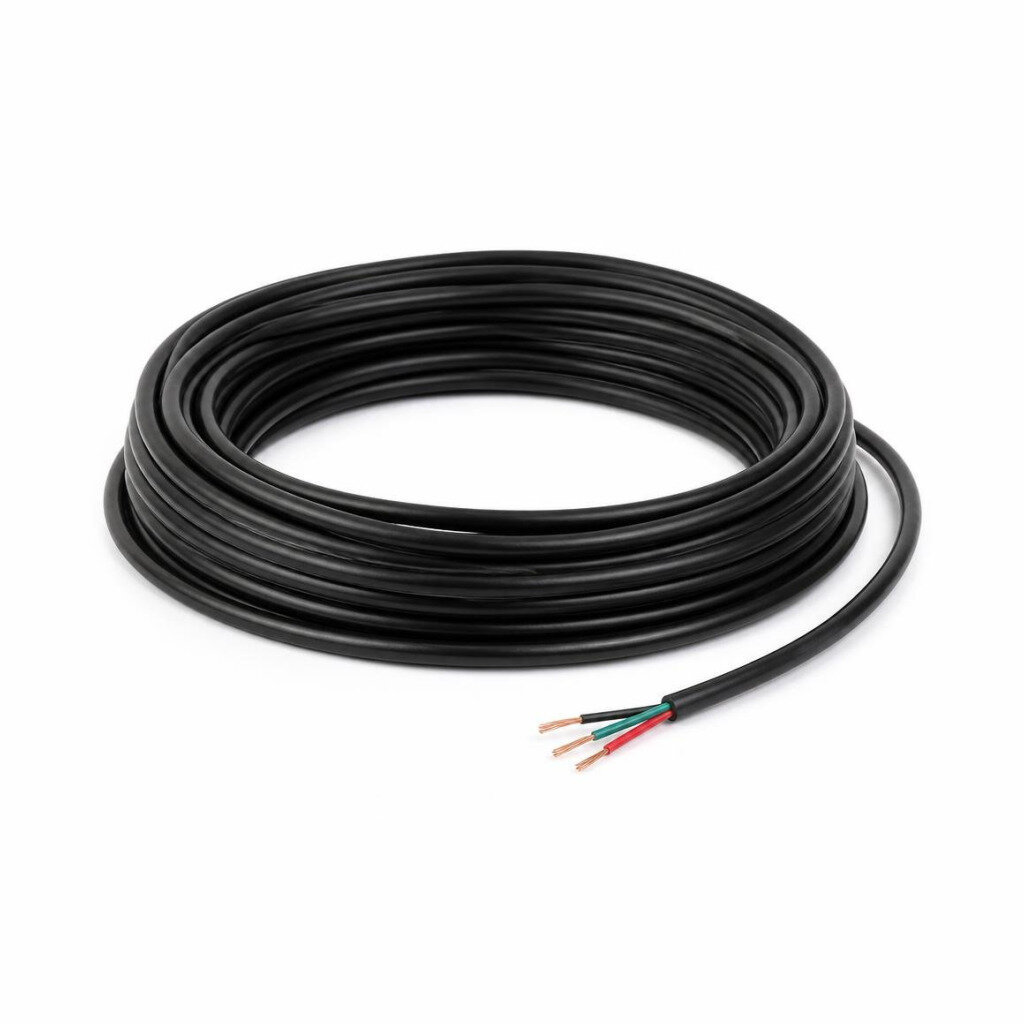 110/0.193 X 3C TRS BLK WIRE CABLE COPPER