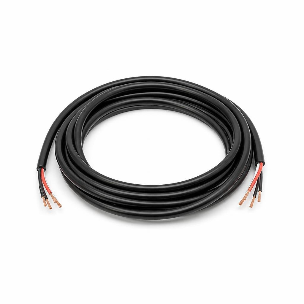 GELOOF 70/0.76MM X 3C BLACK TRS CABLE - COPPER