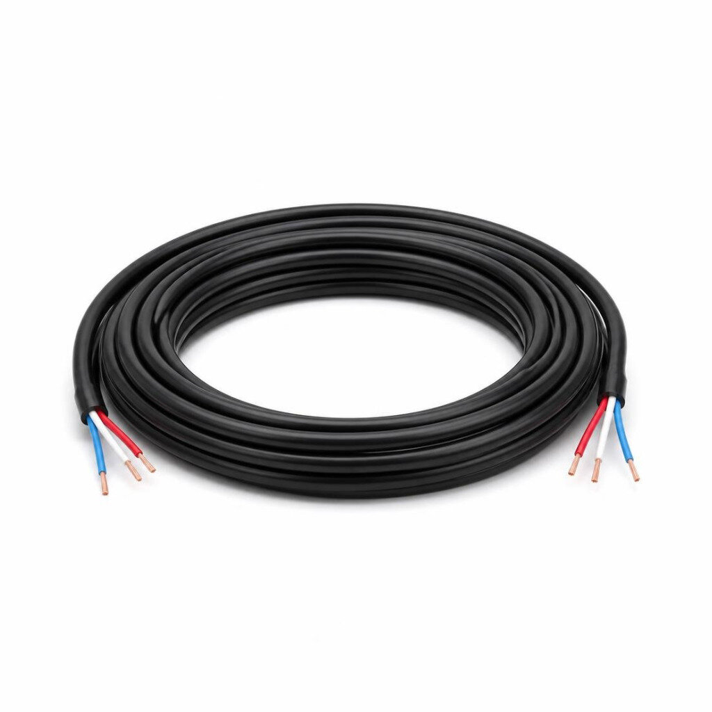 FAJAR 1.5MM 30/0.25MM X 3C TRS BLK WIRE CABLE
