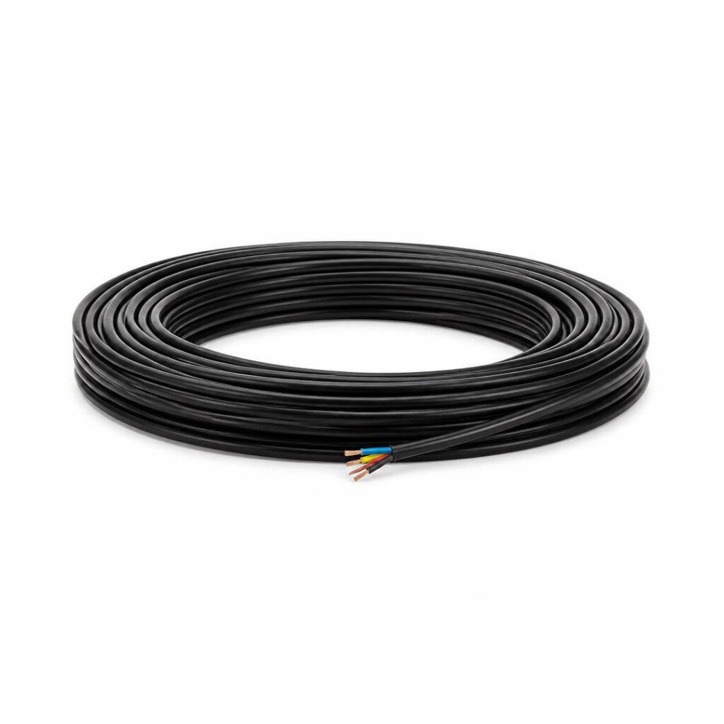 FAJAR 2.5MM X 4C TRX BLK WIRE CABLE