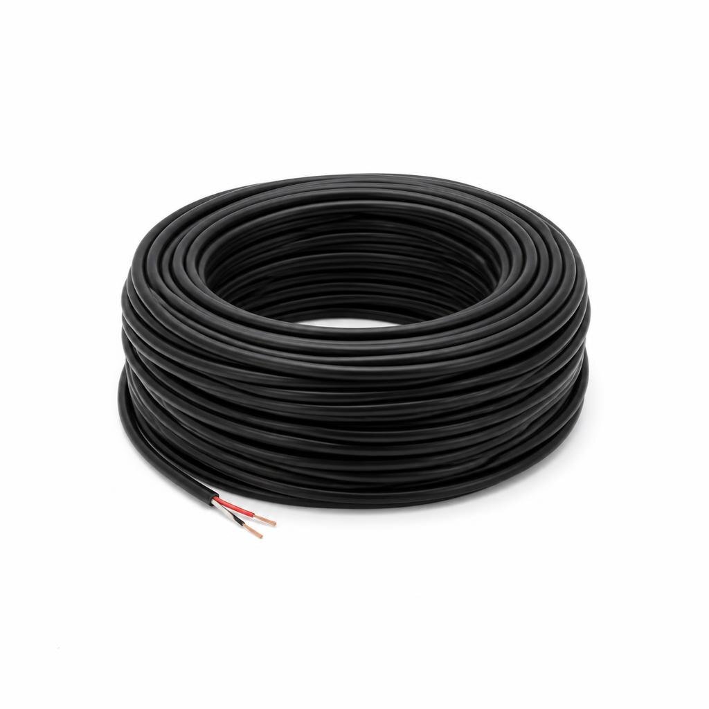 FAJAR 4MM X 5C X 100M TRS BLACK FLEXIBLE CABLE