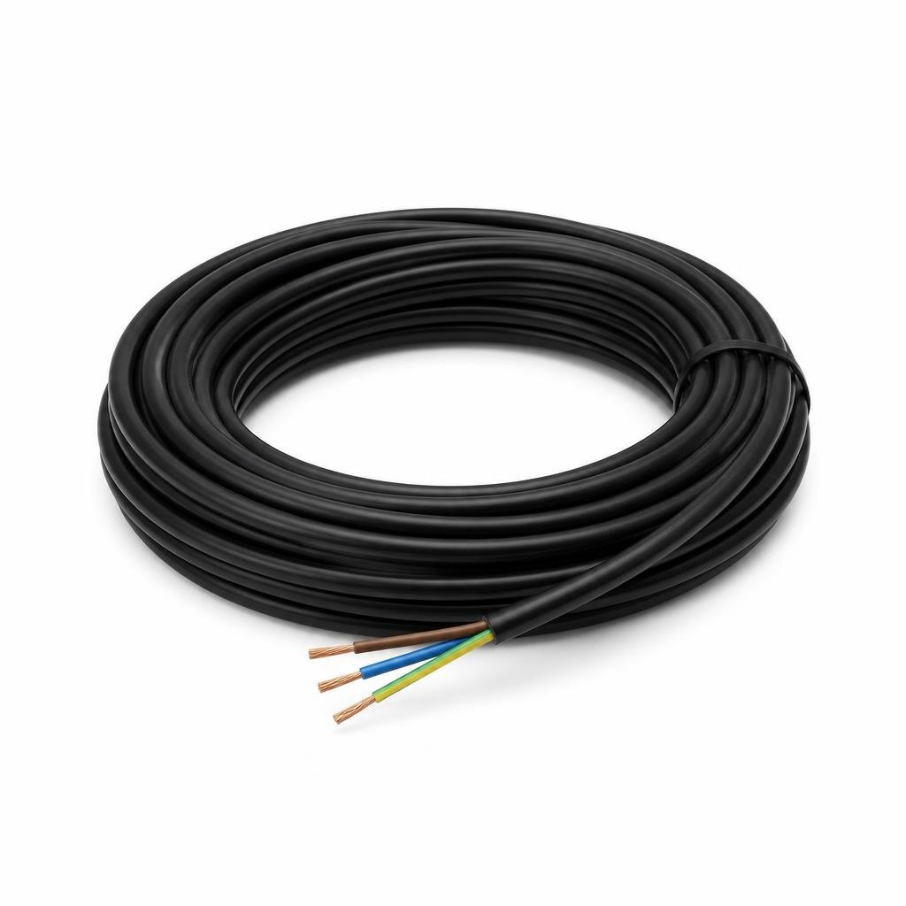 FAJAR 4.0MM 56/0.30MM X 3C TRX BLK WIRE CABLE