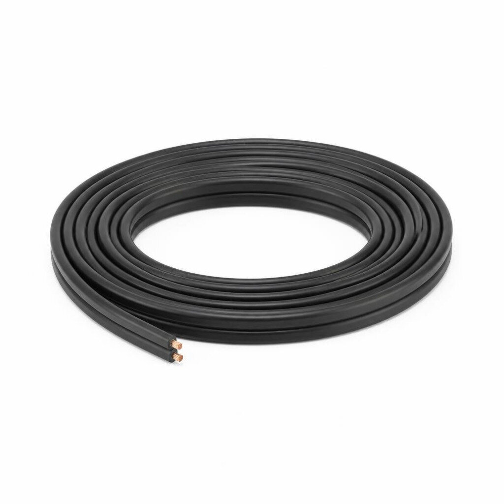 2.5MM X 2C BLK TWINFLAT WIRE CABLE