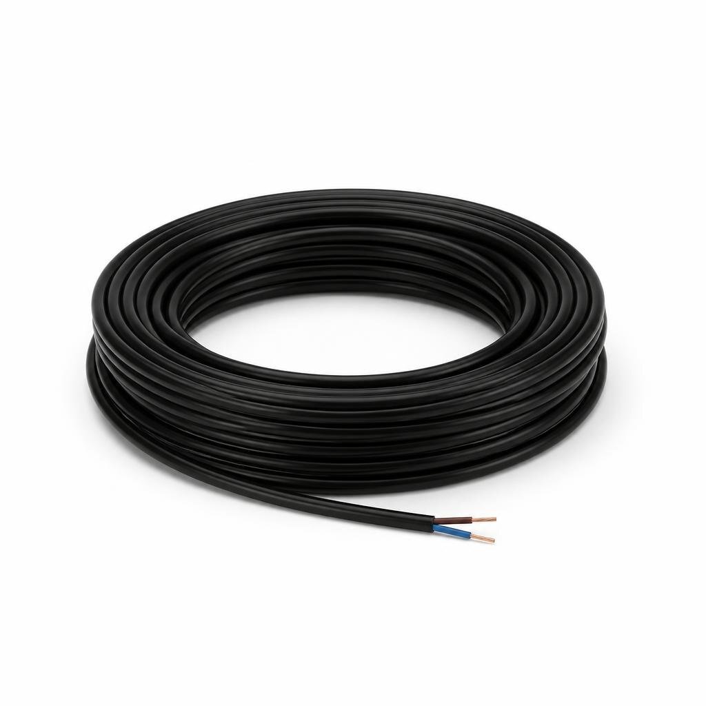 23/0.15 X 2C BLK VDE CABLE PURE COPPER