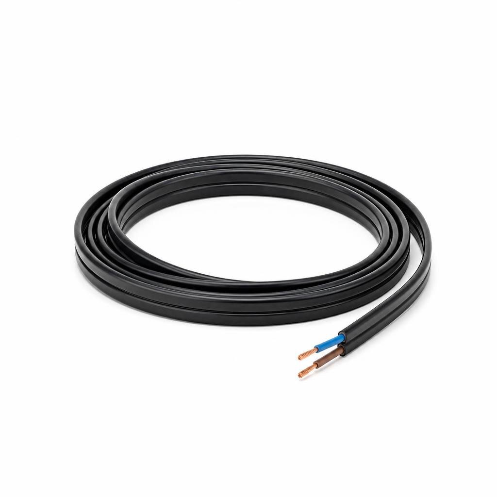 COSIMO 2.5MM X 2C BLK TWINFLAT WIRE CABLE