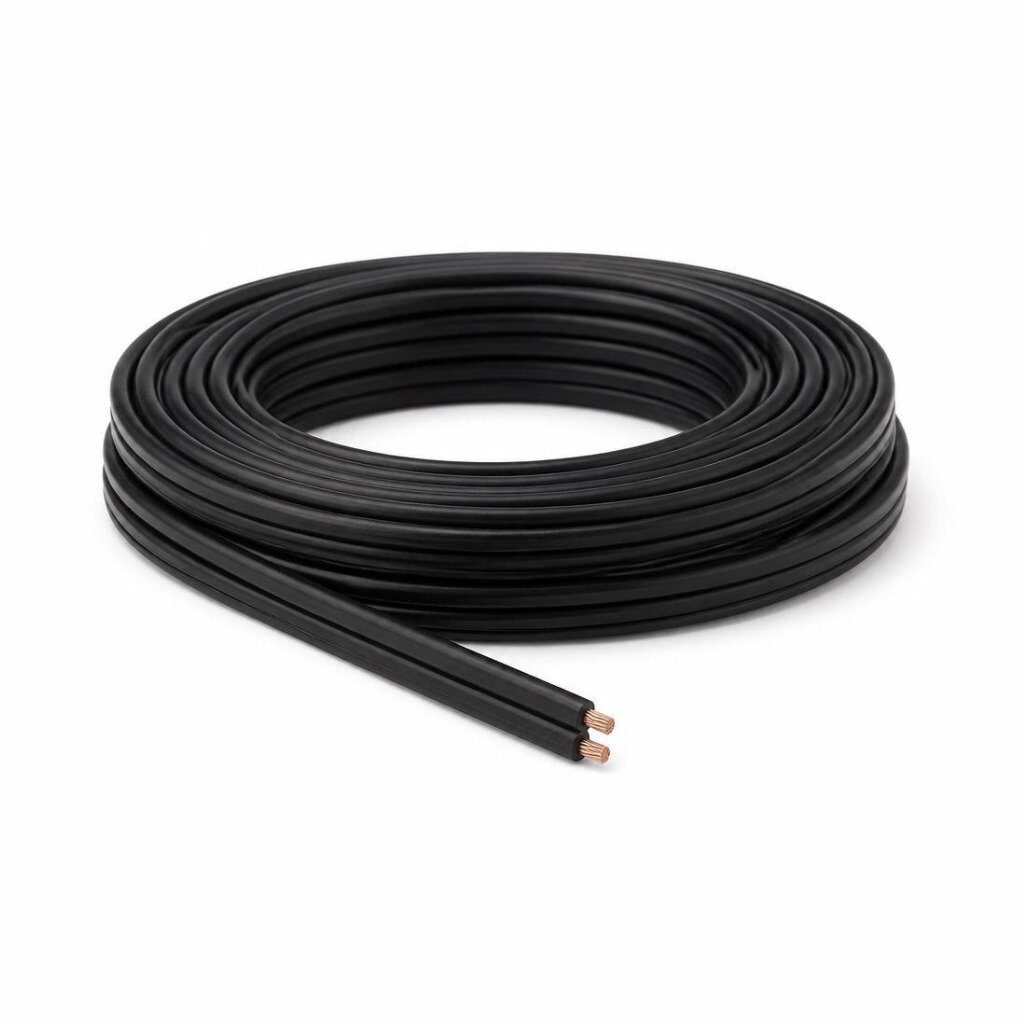 COSIMO 2.5MM X 2C BLK COPPER TWINFLAT WIRE CABLE
