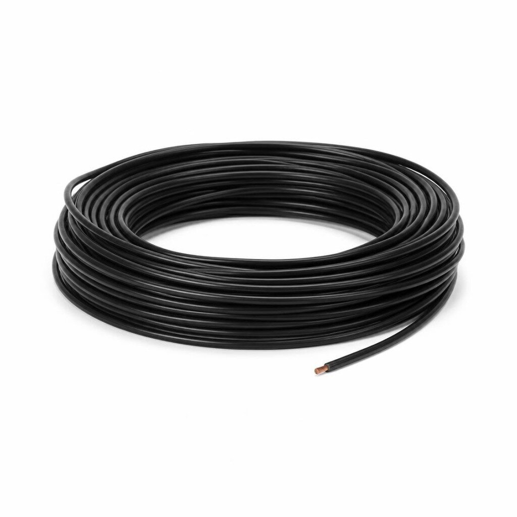 MEGA 1.5MM BLACK PVC SINGLE WIRE CABLE