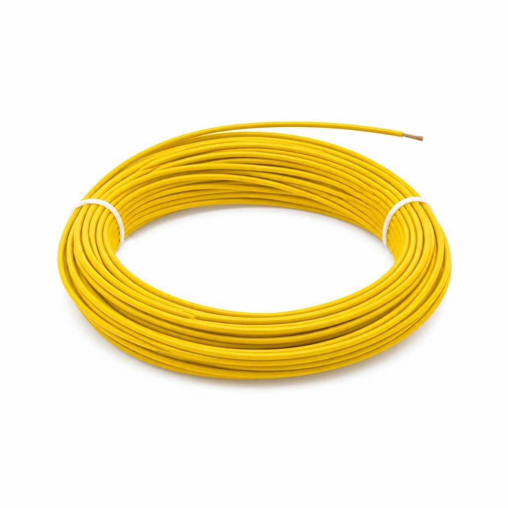 MEGA 1.5MM YELLOW PVC SINGLE WIRE CABLE