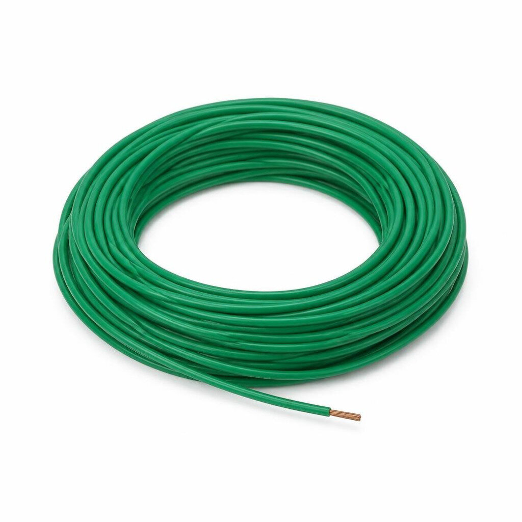 MEGA 1.5MM GREEN PVC SINGLE WIRE CABLE