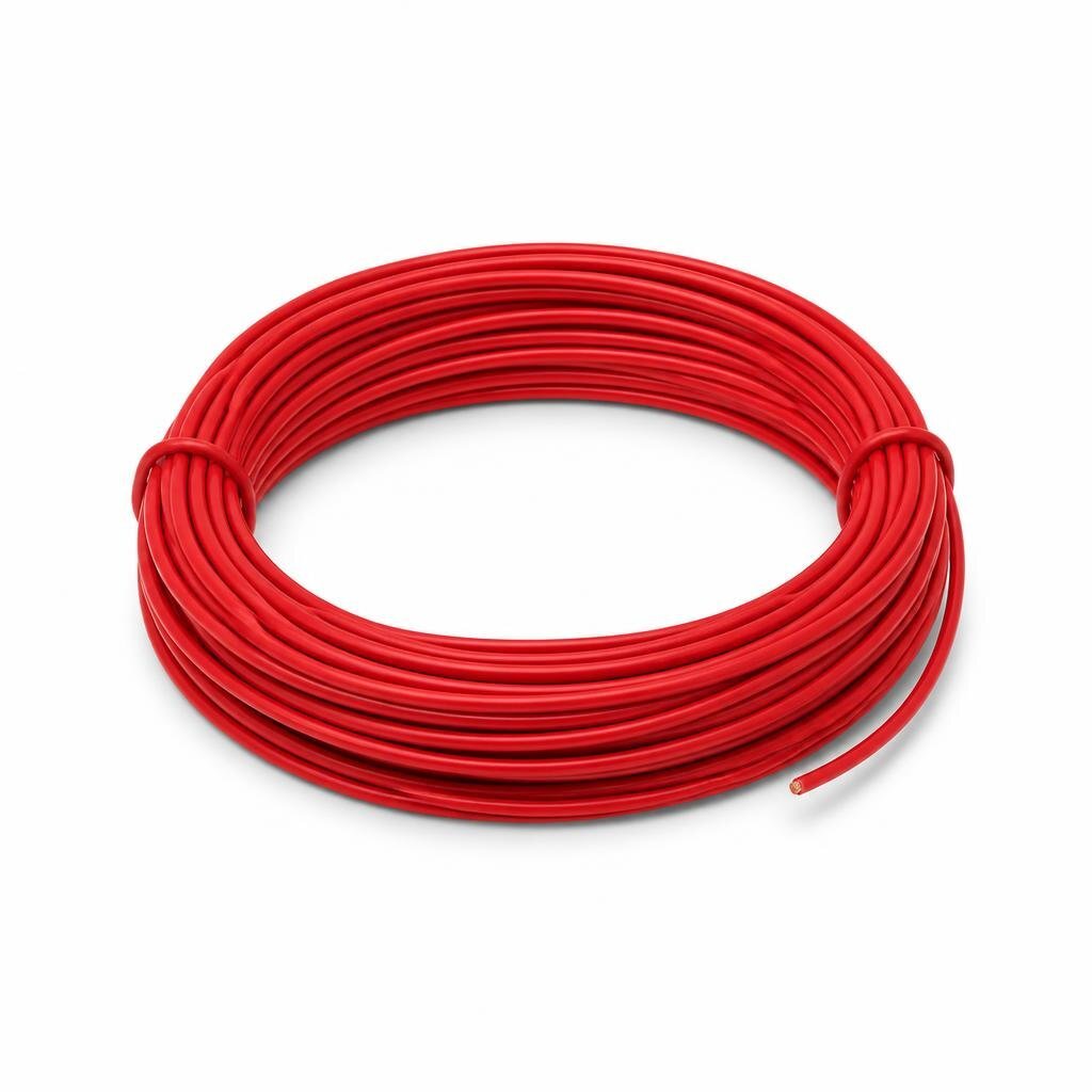 MEGA 2.5MM RED PVC SINGLE WIRE CABLE