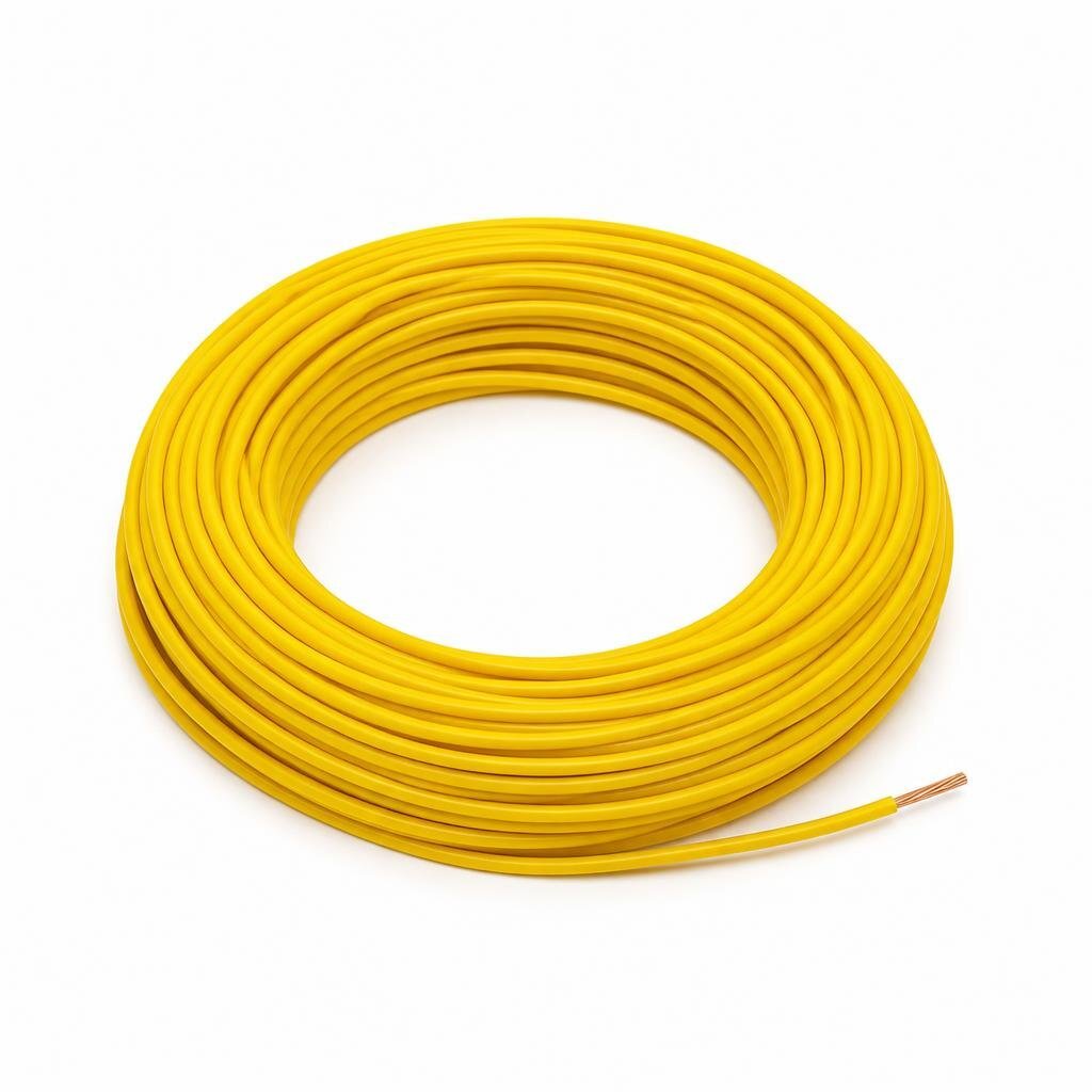 MEGA 2.5MM YELLOW PVC SINGLE WIRE CABLE