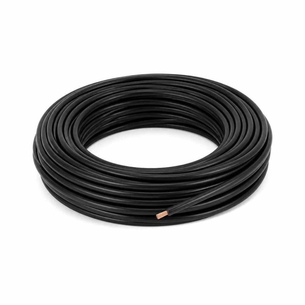 MEGA 16MM BLACK PVC SINGLE WIRE CABLE