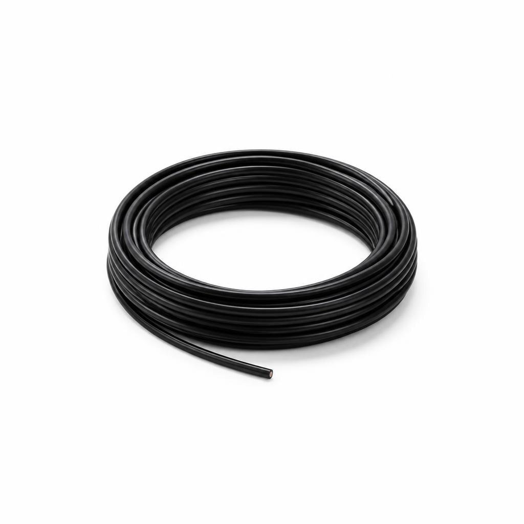 4.0MM BLACK PVC SINGLE WIRE CABLE