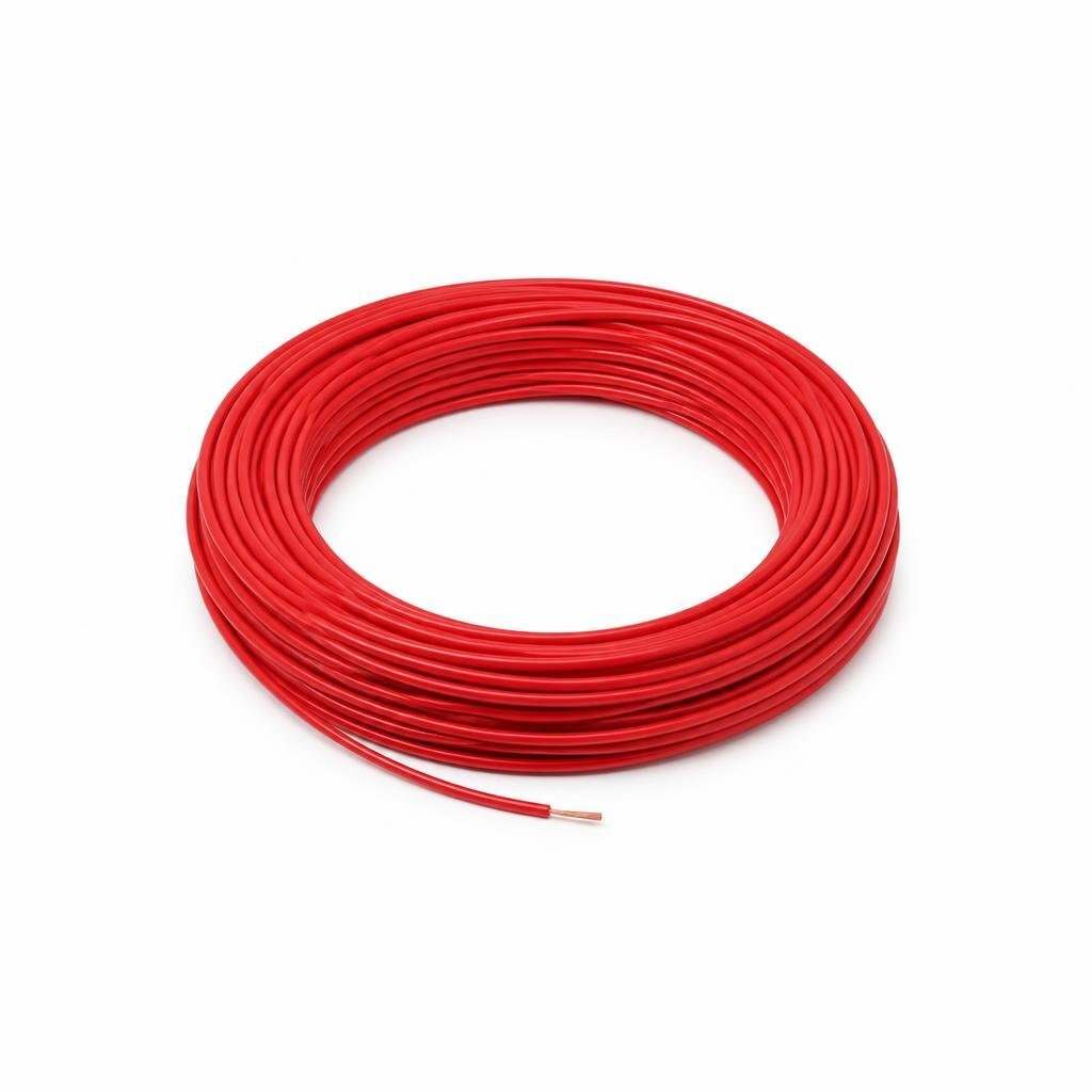 4.0MM RED PVC SINGLE WIRE CABLE