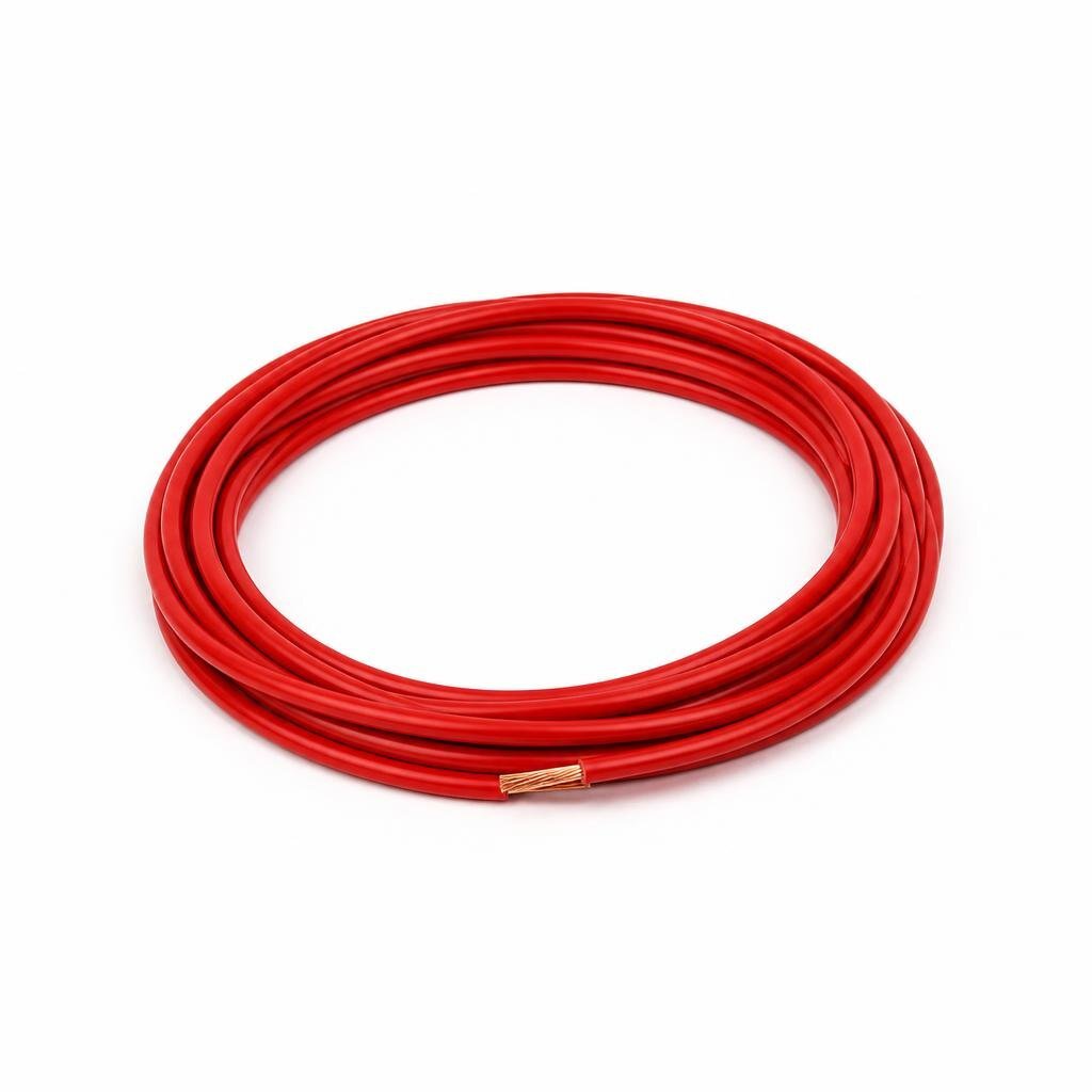 MEGA 4.0MM RED PVC SINGLE WIRE CABLE