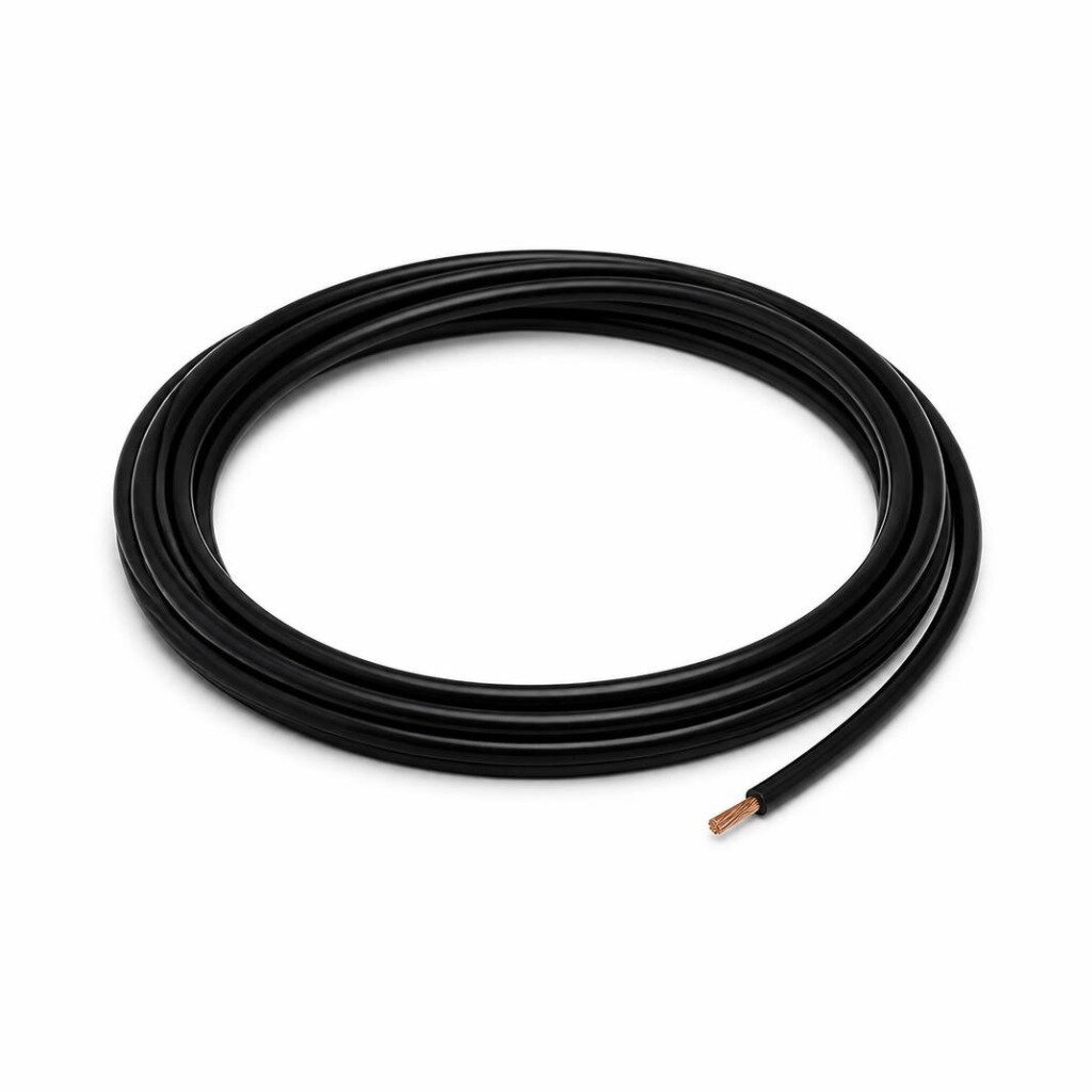 6.0MM BLACK PVC SINGLE WIRE CABLE