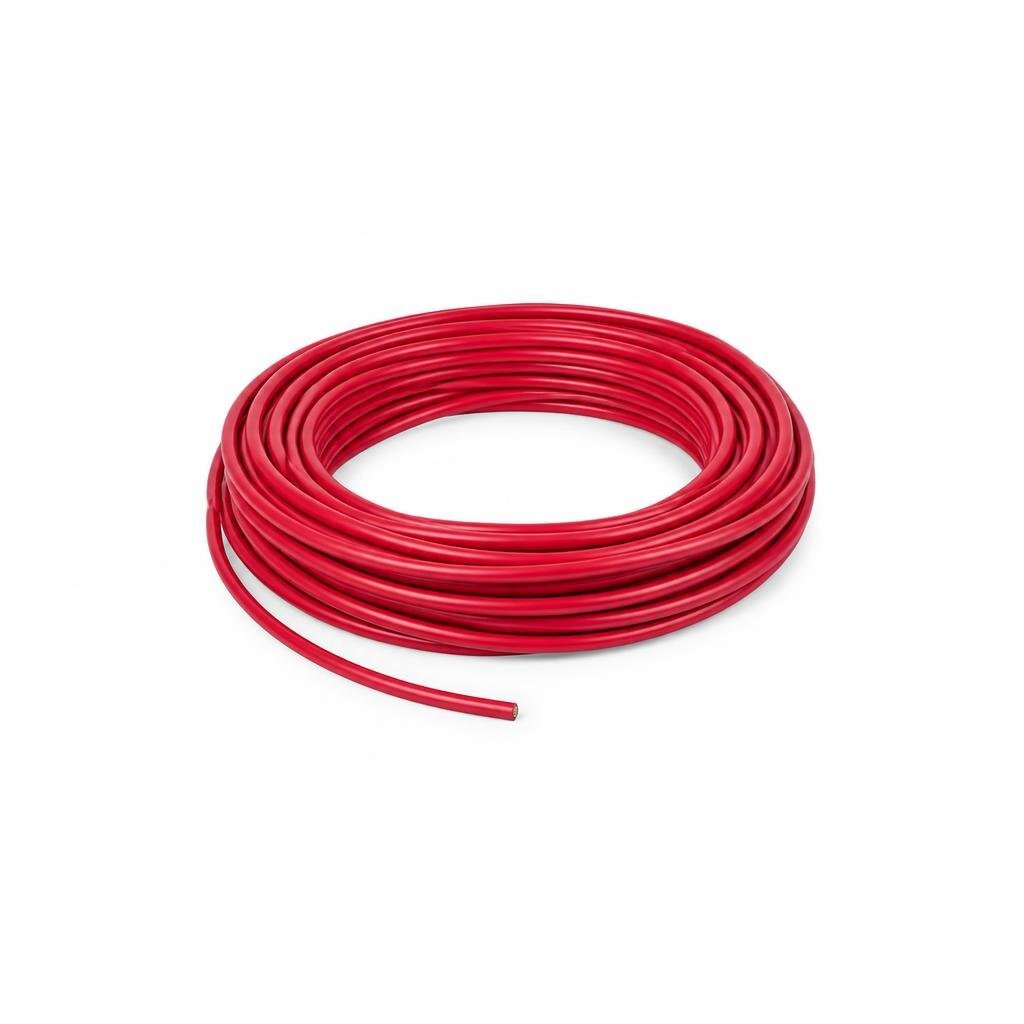 6.0MM RED PVC SINGLE WIRE CABLE