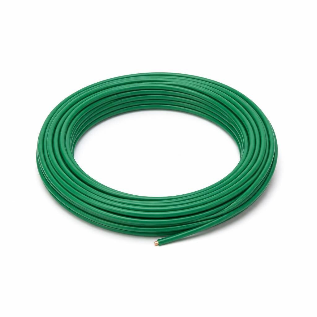 6.0MM GREEN PVC SINGLE WIRE CABLE