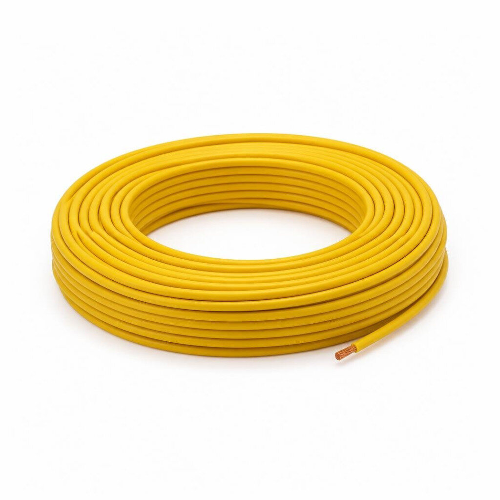16.0MM YELLOW PVC SINGLE WIRE CABLE