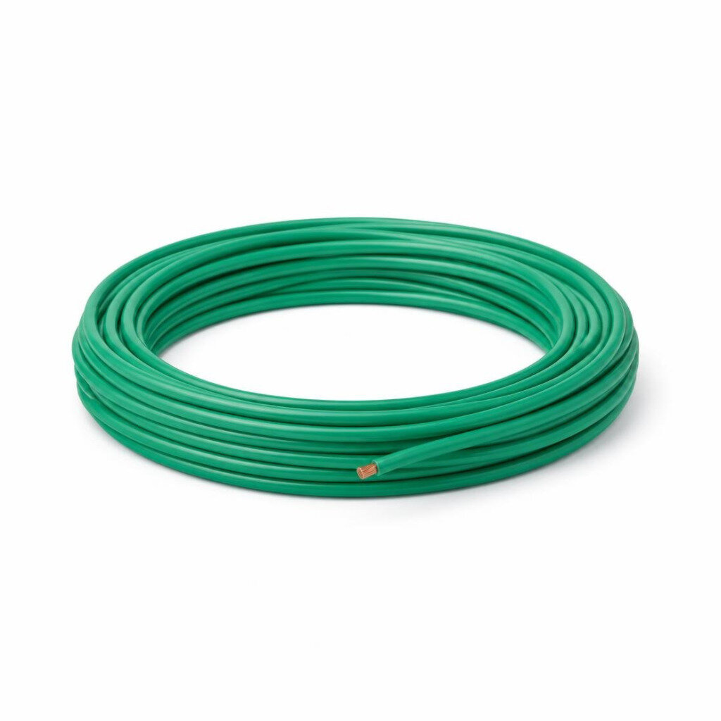 16.0MM GREEN PVC SINGLE WIRE CABLE