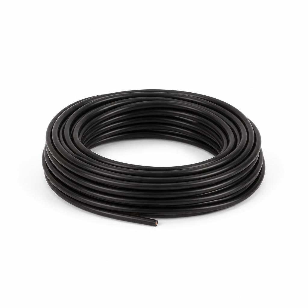 25.0MM BLACK PVC SINGLE WIRE CABLE