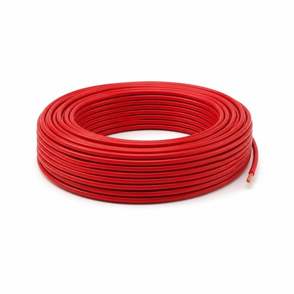 25.0MM RED PVC SINGLE WIRE CABLE