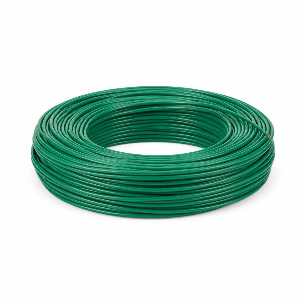 25.0MM GREEN PVC SINGLE WIRE CABLE