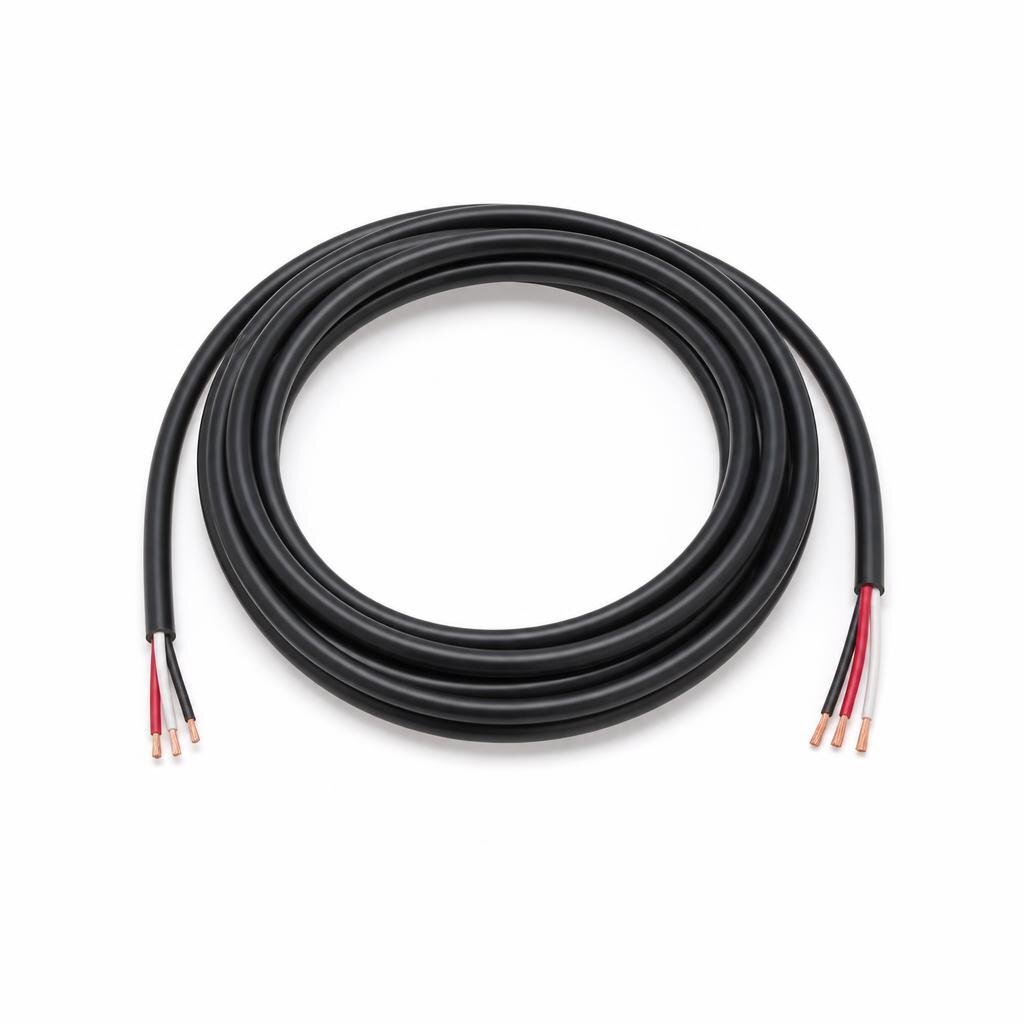 TEW 1.5MM 70/0.76MM X 3C TRS BLK WIRE CABLE
