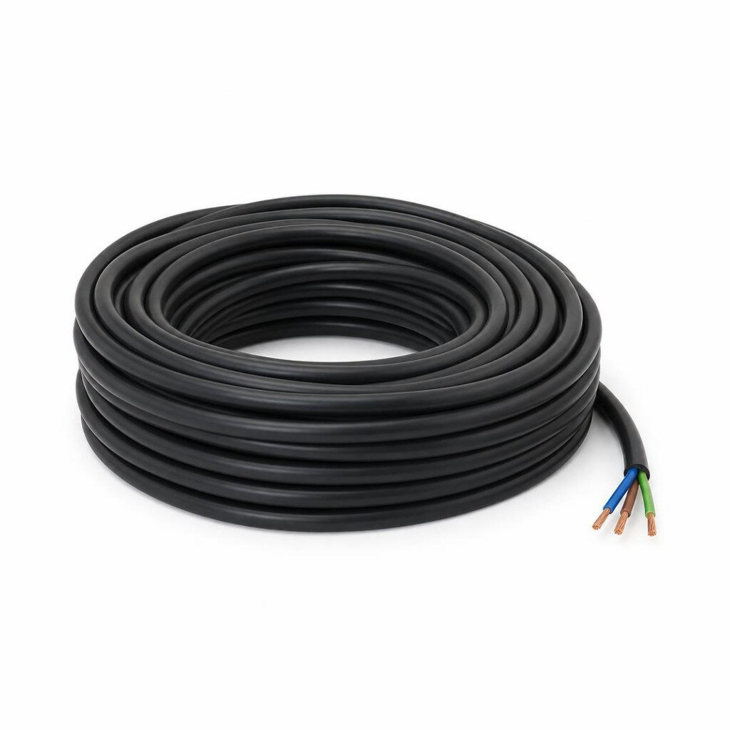 TEW 40/0.076 X 3C PVC TRS MULTIPLE CABLE BLACK