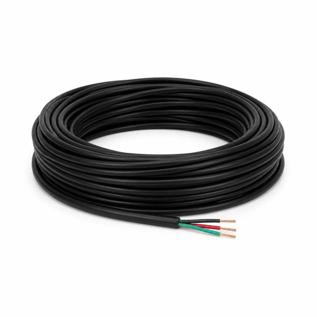 TEW 110/0.076 X 3C PVC TRS MULTIPLE CABLE BLACK