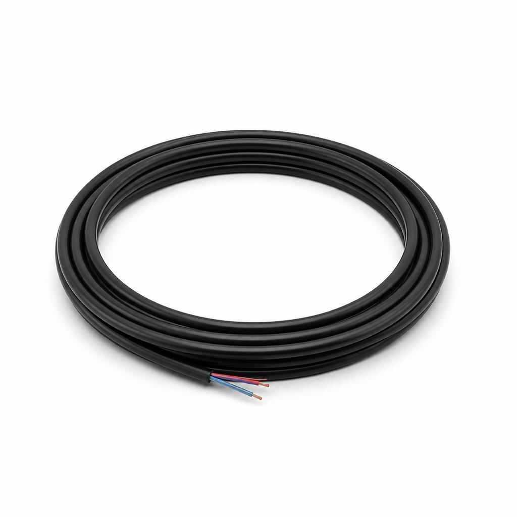 TECHMA 1.5MM X 3C TRS FLEXIBLE CABLE - BLACK