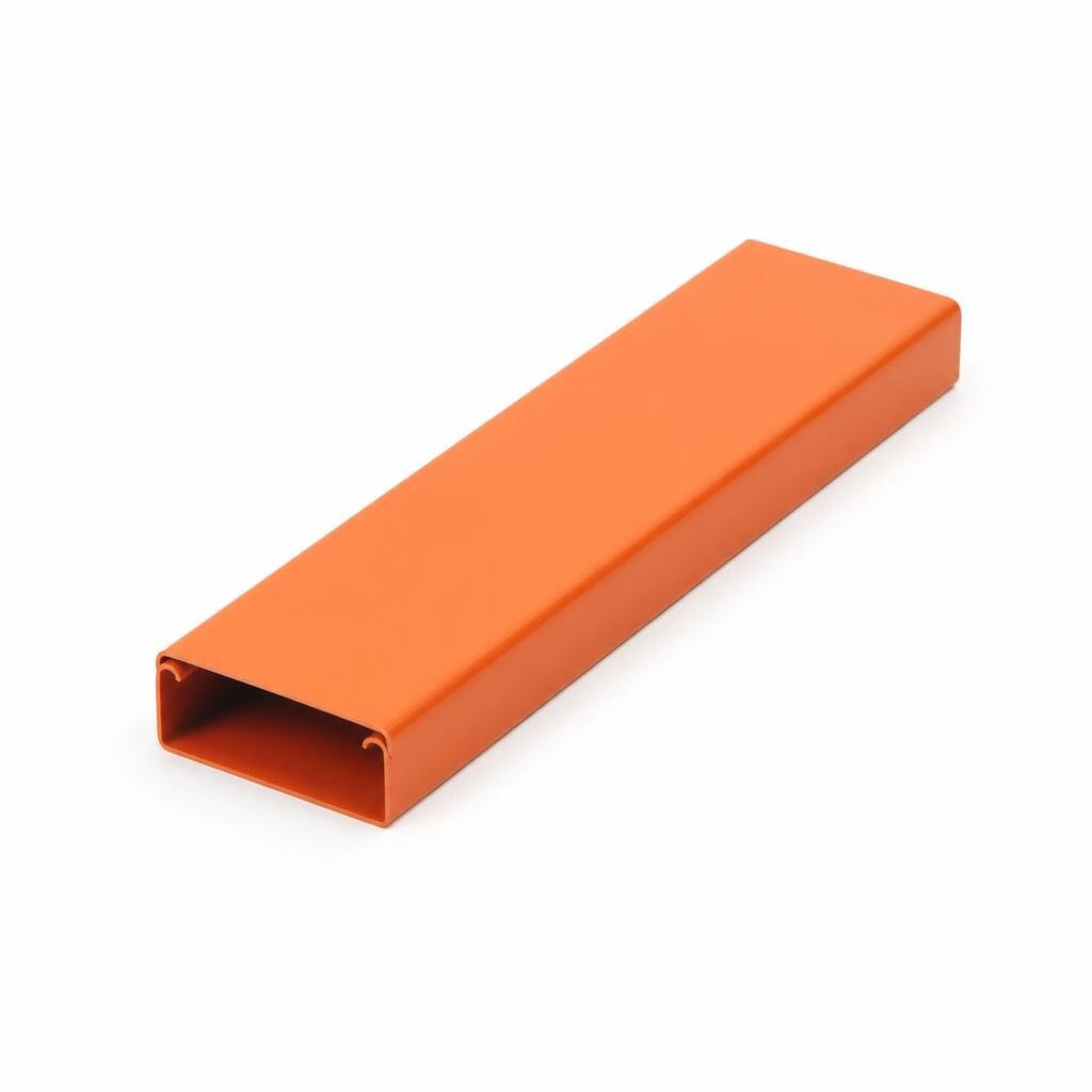 25MM X 50MM X 0.4MM 24G METAL TRUNKING (ORANGE)