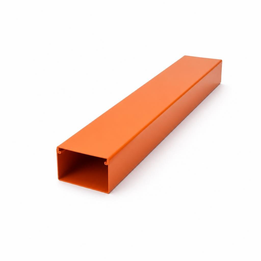 50MM X 50MM X 0.4MM 24G METAL TRUNKING (ORANGE)