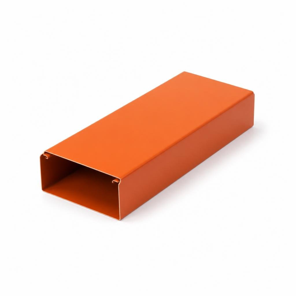 50MM X 75MM X 0.4MM 24G METAL TRUNKING (ORANGE)