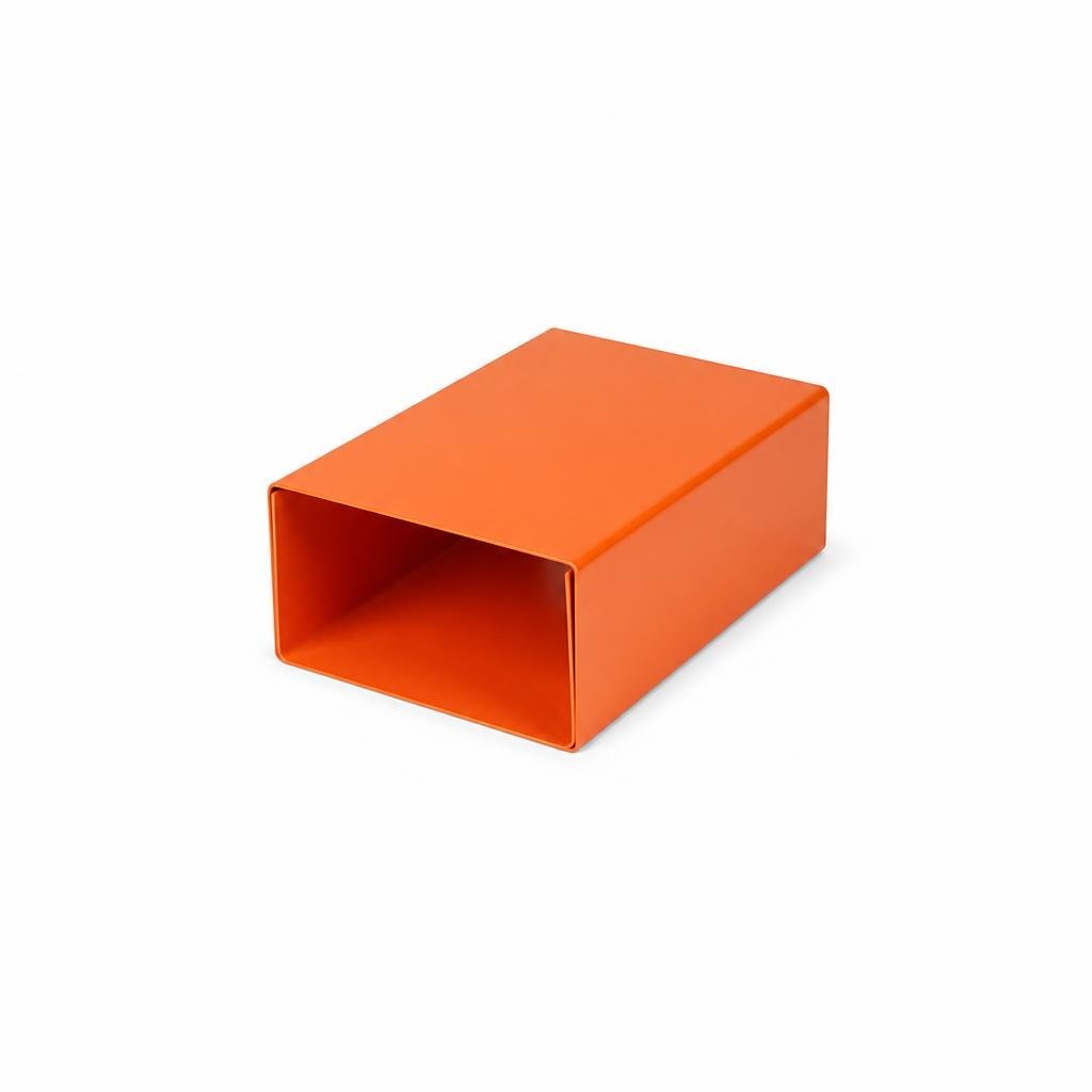 75MM X 100MM X 0.4MM 24G METAL TRUNKING (ORANGE)